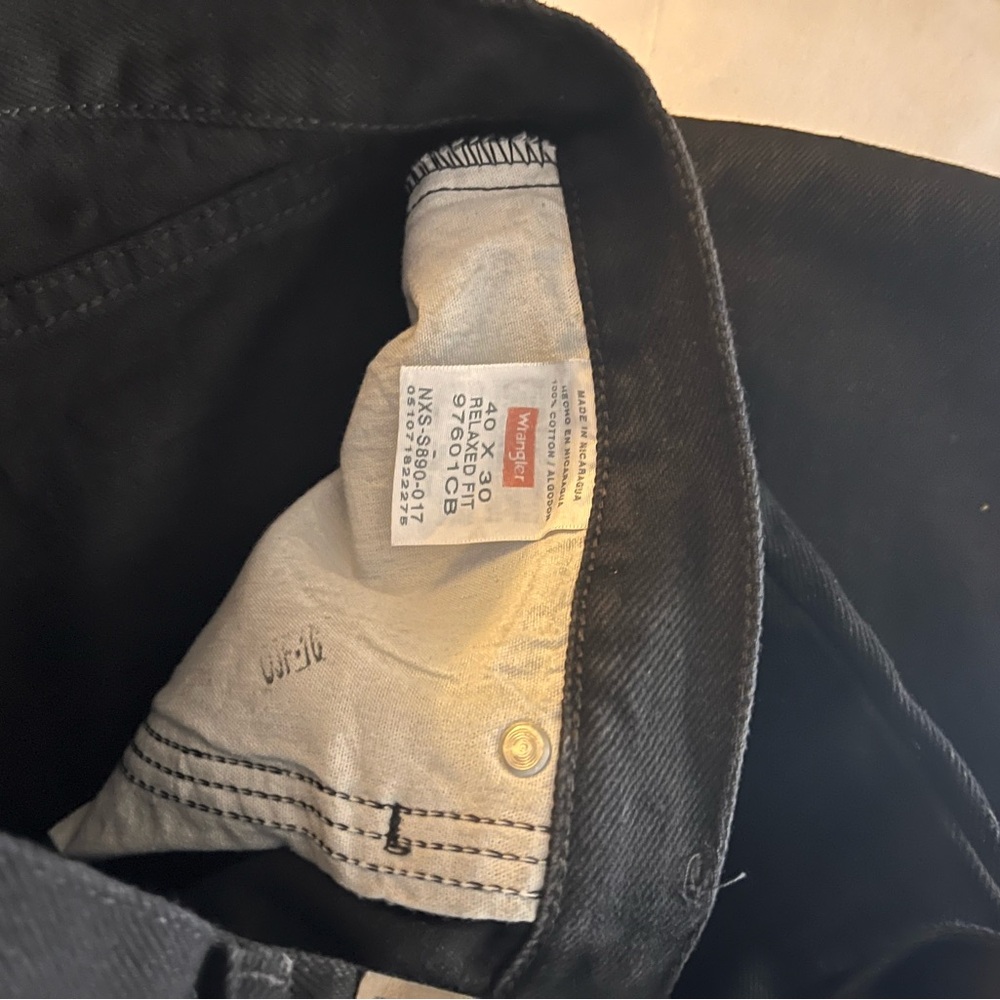 Wrangler Black Denim Pants